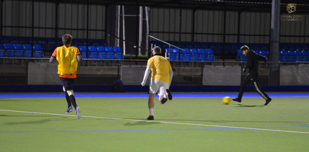 Group of adults enjoying pay-as-you-play football